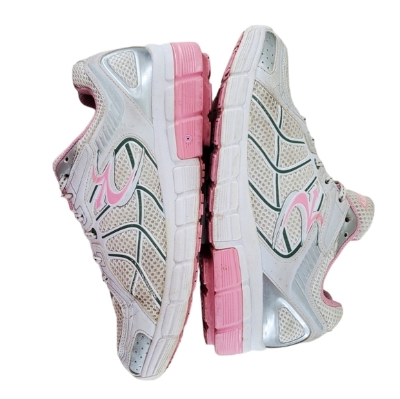 G Defy Shoes Women sz 8 White Pink Athletic Casual Lace Up Gravity Defyer Shoes - Picture 8 of 16